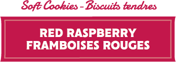 Biscuits tendres – Framboises rouges