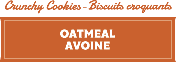Crunchy Cookies – Oatmeal  
